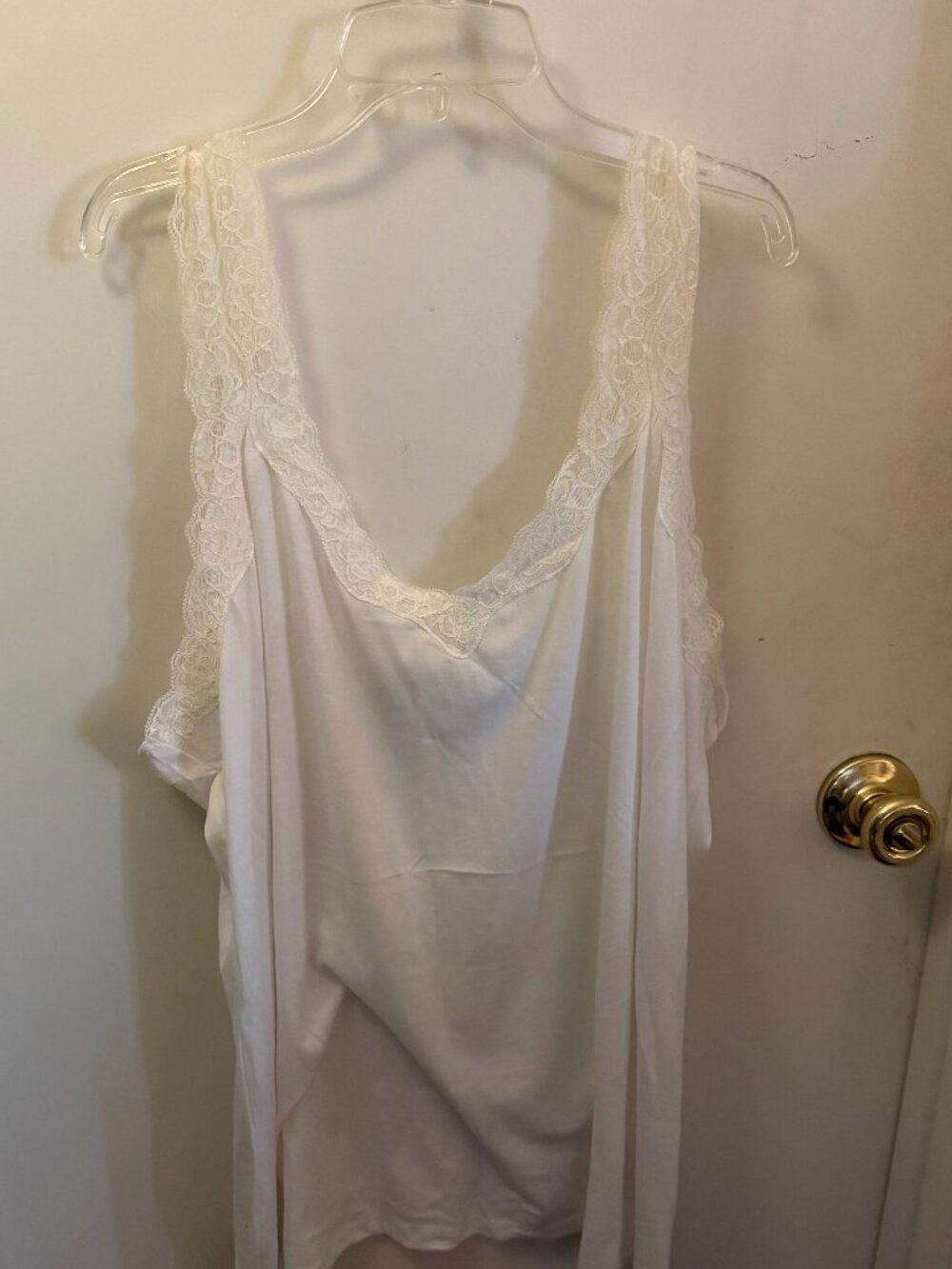 Faded Glory White Camisole W 3X